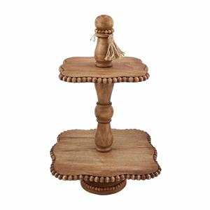 Wood Beaded Tier Server