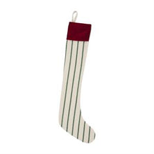 Load image into Gallery viewer, Long Grainsack Stocking with Velvet Cuff
