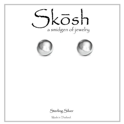 Skosh Ball Studs Sterling Silver 10MM