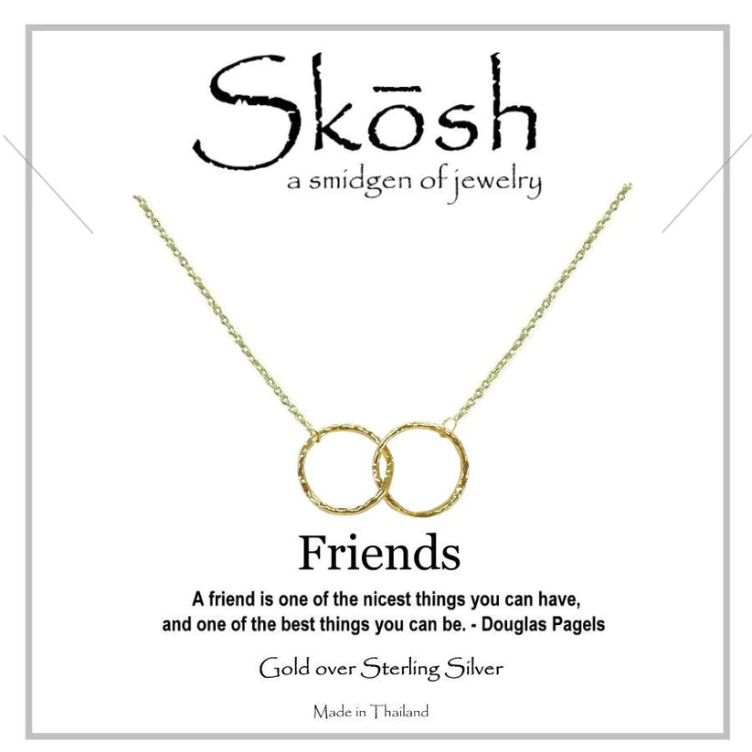 Skosh Friends Necklace Gold