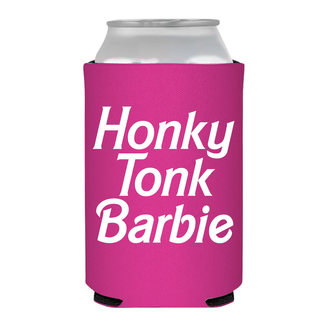 Honky Tonk Barbie Coozie
