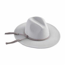 Load image into Gallery viewer, Solid Braided Fedoras
