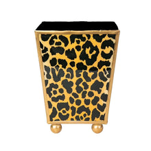Load image into Gallery viewer, Jayes Studio Leopard Spots SQ Cachepot 4&quot;
