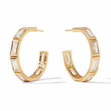 Load image into Gallery viewer, Antonia Hoop Gold CZ
