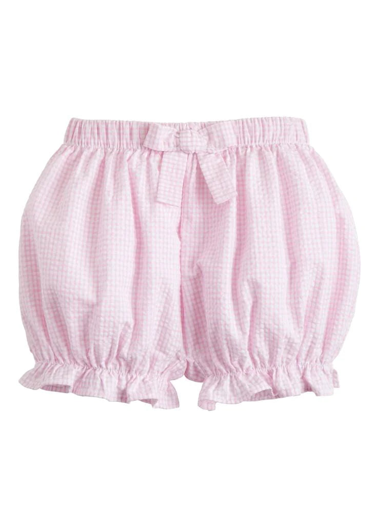 Little English Bow Bloomer Pink Gingham