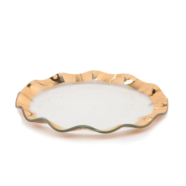 Annieglass Ruffle Dinner Plate - Thumbnail 5