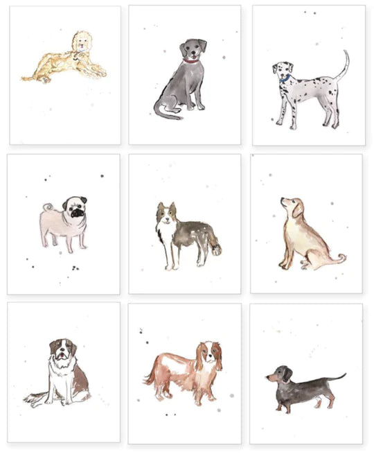 Over The Moon Gift Puppy Dog Prints