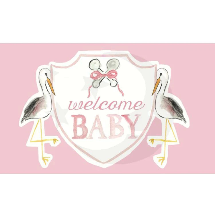 Over the Moon Baby Celebration Yard Flags