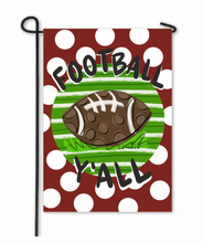 Load image into Gallery viewer, Baxter &amp; Me Garden Football Flag
