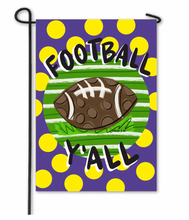 Load image into Gallery viewer, Baxter &amp; Me Garden Football Flag
