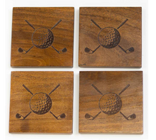 Load image into Gallery viewer, Etched Wood Coasters
