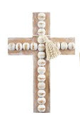 Load image into Gallery viewer, Beaded Wood Crosses
