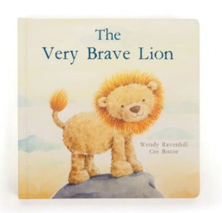 JellyCat Brave Lion Book
