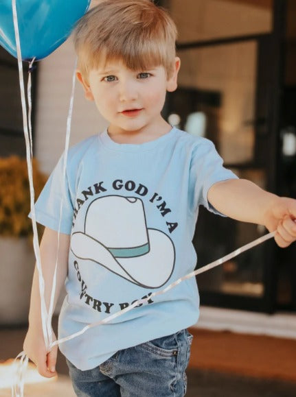 Thank God I'm a Country Boy Toddler Tee