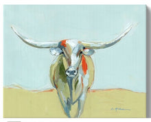 Load image into Gallery viewer, 14x11 Longhorn Canvas
