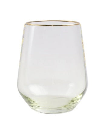 Vietri STEMLESS WINE GLASS