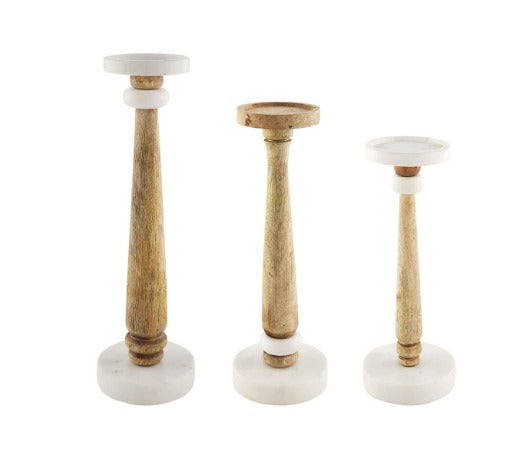 Skinny Marble Candlestick