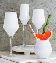 Load image into Gallery viewer, Contessa White Glassware
