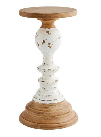 Two-Tone Rustic Candlestick