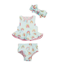 Load image into Gallery viewer, Rainbow Reversible Swimsuit
