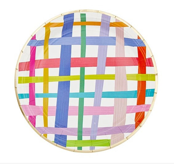 Gingham Paper Plates 12ct.