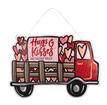 Load image into Gallery viewer, Glory Haus Heart/ Flower Truck Burlee Door Hanger
