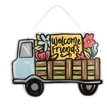 Load image into Gallery viewer, Glory Haus Heart/ Flower Truck Burlee Door Hanger
