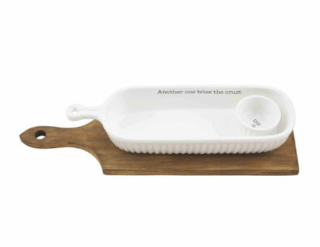 Bread Baker and Wood Board