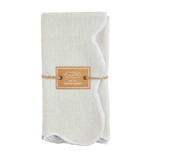 Scalloped Napkin Set