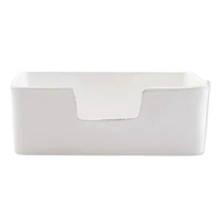 Melamine Lastra White Guest Towel Holder