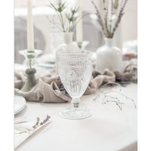 Load image into Gallery viewer, Vintage Style Pressed Glass Wine Goblet
