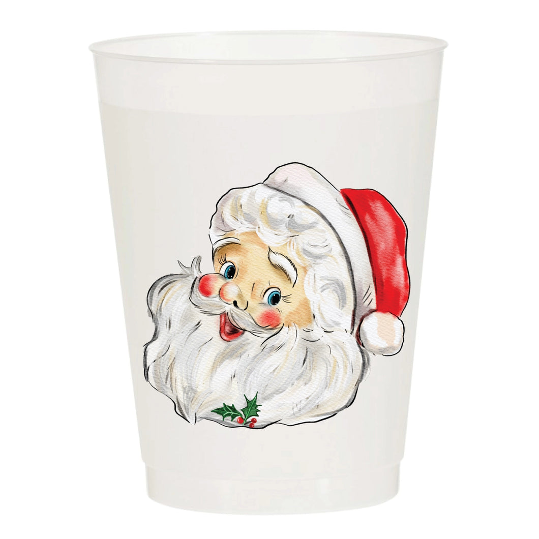 Santa Watercolor SSH Cups