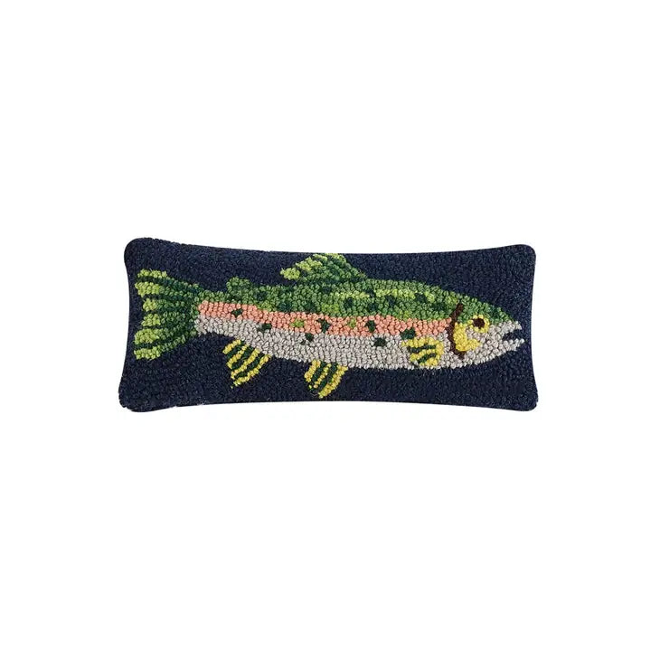 Trout Mini Hook Pillow