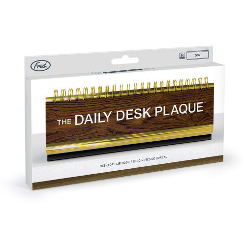 Fred & Friends Daily Desk Plaque