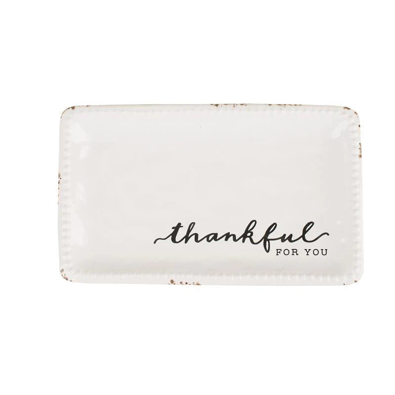 Glory Haus Thankful for You Trinket Tray