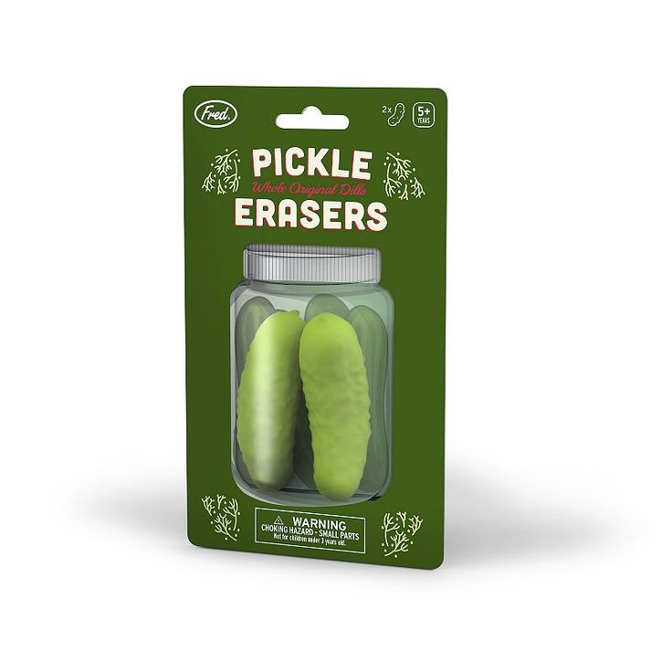 Fred & Friends Pickle Eraser Cards