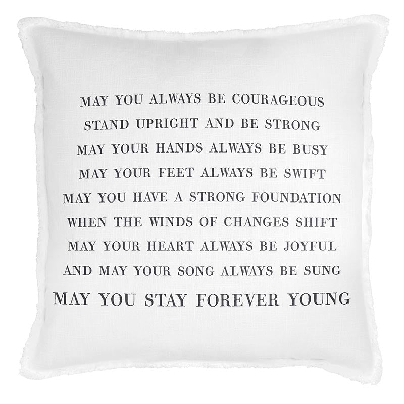 26x26 Forever Young Pillow
