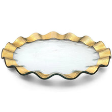 Load image into Gallery viewer, Annieglass Ruffle Buffet Plate
