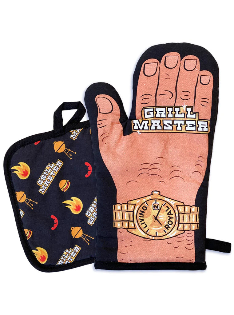 Grill Master Oven Mitt/Pot Holder Set