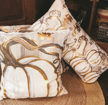 Load image into Gallery viewer, Rachel Brooks Pumpkin Pillows
