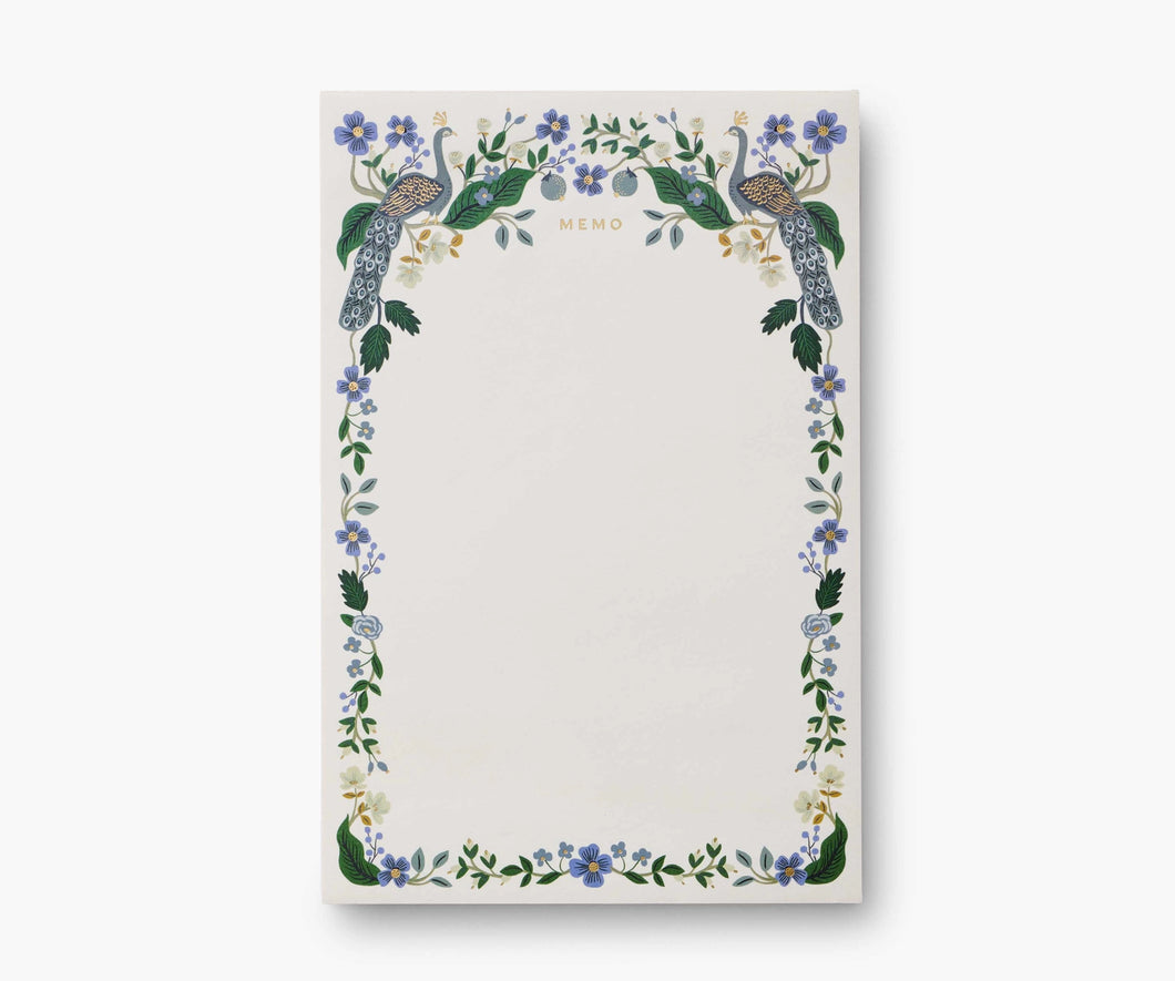 Rifle Paper Co. Peacock Memo Notepad