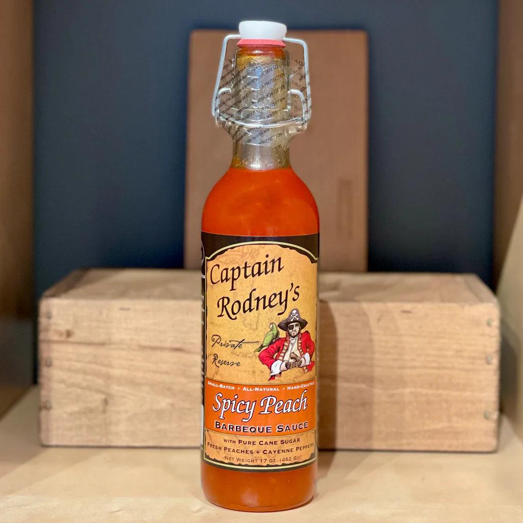 Captain's Spicy Peach BBQ Sauce