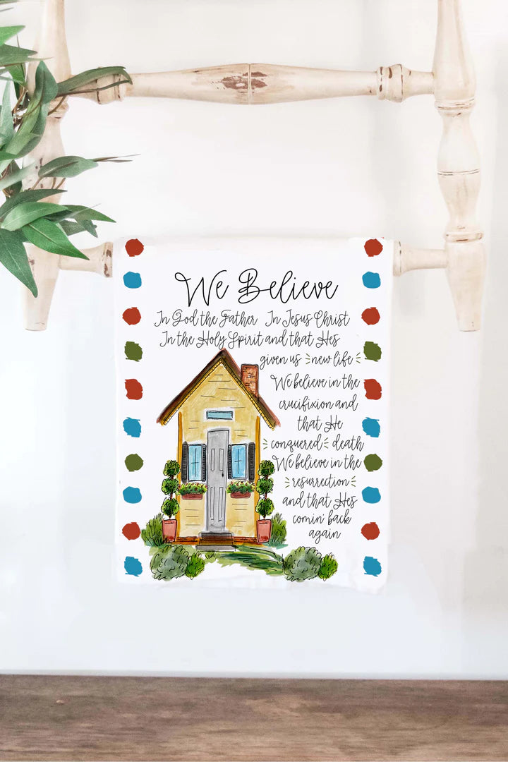 Happy By Rachel Tea Towel - Auburn